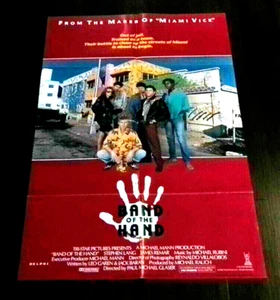 ~"Band Of the Hand" Original One-sheet Movie Poster 27x41 (1986) ~ - Picture 1 of 3
