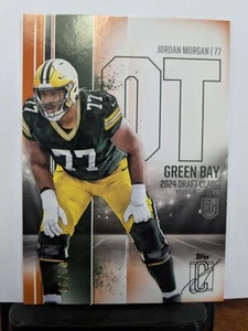 Jordan Morgan RC #/50 Orange - 2024 Topps Signature Class #113 Packers - Bild 1 von 2