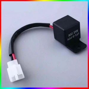 1x 2Pin Motorcycles LED Light Flasher Relay Turn Signal Rate Control Hyper Flash - Picture 1 of 9