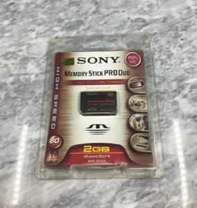 SONY MEMORY STICK PRO DUO HIGH SPEED 2GB MAGICGATE 80MBPS - Picture 1 of 3