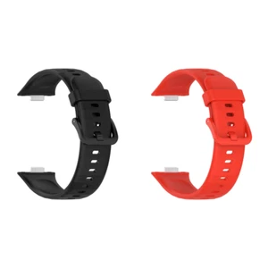 Silicone Strap Breathable Replacement Wristband for Huawei Watch Fit 3 (Black) - Zdjęcie 1 z 9
