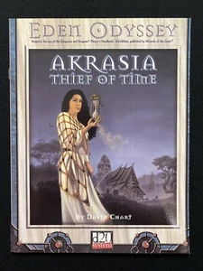Eden Odyssey Akrasia Thief of Time d20 System Book Unused - Picture 1 of 2