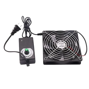 120mm 110V-120V AC Computer Fan with Speed Controller Cooling For X-box ReceivwN - Afbeelding 1 van 16