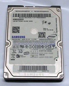 SAMSUNG HM020GI 20GB SATA LAPTOP HARD DRIVE - 1155J1AY912090 - Bild 1 von 1