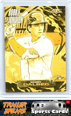2021 Topps Fire #RI-19 Bobby Dalbec Rookie Ignition Gold Minted - Image 1 of 2