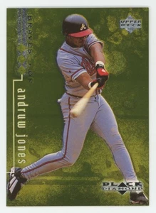 Andruw Jones 1999 cubierta superior diamante negro triple 1117/1500 #10 Atlanta Braves - Imagen 1 de 3