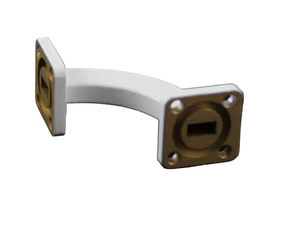 WR28 Guida d'onda 90 gradi curva ad H 30 mm x 30 mm - Foto 1 di 2