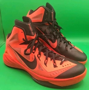 Nike Hyperdunk 2014 Basketball Shoes Men's Size 14 Bright Mango Black Orange EUC - Picture 1 of 9