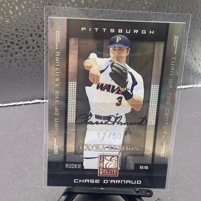 2008 Donruss Elite Extra Chase D'Arnaud Rookie Auto Autograph #17/50 - Image 1 of 2