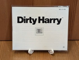 Dirty Harry: Instruction Booklet Manual Only (Nintendo, NES-2Y-USA) - VGUC