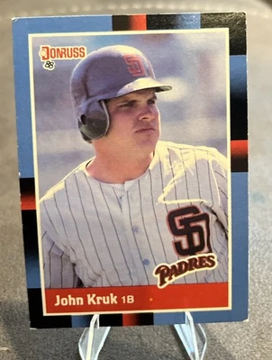 1988 Donruss - John Kruk #205 Last Line Begins with Reno - Image 1 of 2