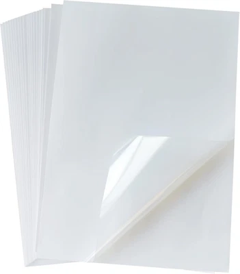 30 Sheets 8.5 X 11 Inches Clear Transparency Film for Inkjet Printers Silk Scree - Image 1 of 4