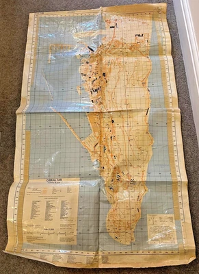 1971 Gibraltar Town Plan Map - 1:5000 Scale - Military Survey Urban Topography - Image 1 of 4