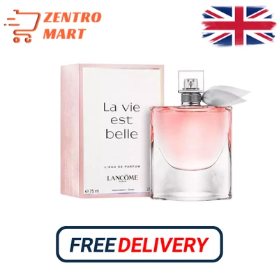 LANCÔME Lancome La Vie Est Belle Eau de Parfum 75ml Spray for Her Authentic & Sealed UK