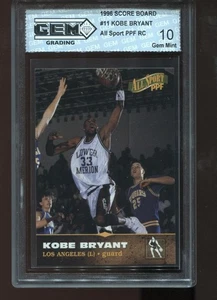 Kobe Bryant Rookie 1996-97 Score Board #11 All-Sports PPF RC Card GEM MINT 10 - Picture 1 of 2