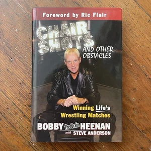 Chair Shots & Other Obstacles (2004) Bobby The Brain Heenan Hardcover + DJ - Picture 1 of 10