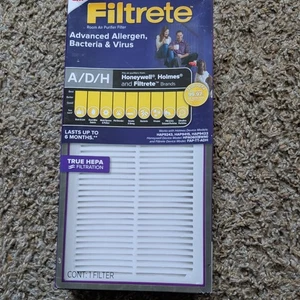 NEW Filtrete 3M A/D/H Advanced Allergen Bacteria Virus HEPA Air Purifier Filter- - Picture 1 of 4