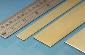 Tira de latón de aleaciones Albion gama completa ingeniería industria modelo artesanal - Imagen 1 de 4