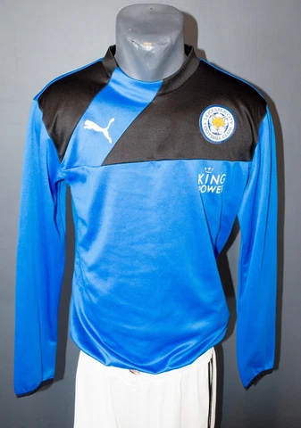 Leicester City Jacket Football Soccer Training Tracksuit Puma Mens Shirt Size S Cover