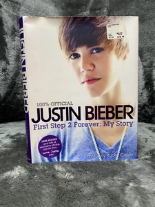 Justin Bieber: First Step 2 Forever : My Story W/ Slip Cover/Poster - Foto 1 di 5