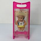 Vintage 1972 Remco Sweet April Doll Complete in Swing Case Works Rare