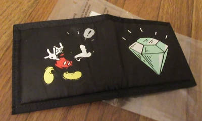 Disney x Diamond Supply Co. What The Diamond Wallet Black Brand New Mickey Mouse - Image 1 of 4
