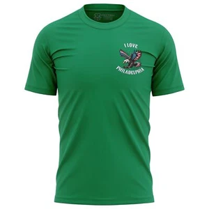 I Love Philadelphia Hemd für Herren Pocket Print Philly Shirts USA Eagle - Bild 1 von 15