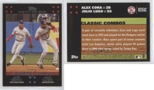 2007 Topps Boston Red Sox Gift Set Alex Cora Julio Lugo #BOS42