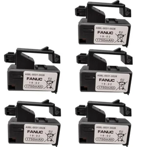 5pcs A98L-0031-0028 for NEW FANUC A98L-0031-0028 A02B-0323-K102 PLC battery - Picture 1 of 7