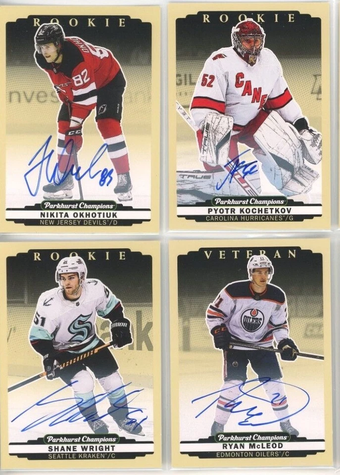 U PICK LOT 2022-23 22-23 Parkhurst Champions  BASE ROOKIE RC AUTOGRAPH AUTO SIGN - Image 1 of 1