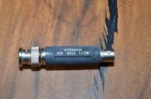 Atenuador Tektronix 011-059 10X 50 Ohm .5W. 1/2 vatio macho a hembra - Imagen 1 de 4
