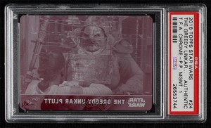 2016 Topps Star Wars: The Force Awakens Chrome Printing Plate Magenta 1/1 0c3