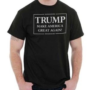 Trump US Presidential 2024 Campaign Slogan Womens or Mens Crewneck T Shirt Tee - Picture 1 of 8