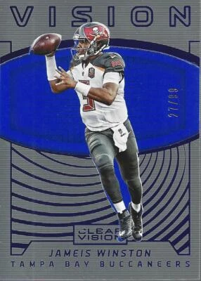 2016 Panini Clear Vision Vision Blue #9 Jameis Winston /99 - NM-MT - Image 1 of 2