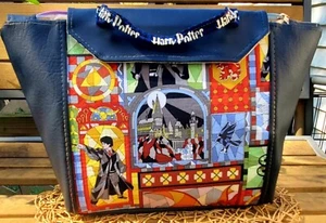 Harry Potter Inspired Huge Make Up Bag or Organizer / Tote bag Handmade - Picture 1 of 18