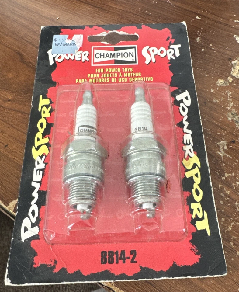 Champion 8814-2 Power Sport Ingition Spark Plugs - Pack Of 2 - Image 1 of 1