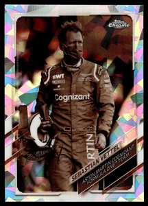 2021 Topps Chrome SAPPHIRE Formula 1 Sebastian Vettel Negative Refractor /100 23 - Bild 1 von 2
