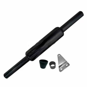 Royal Enfield Classic 500cc 350cc Efi Empty Short Bottle Black Exhaust Silencer - Picture 1 of 8