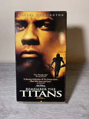 Remember the Titans VHS Video Tape Walt Disney Sports Movie Denzel Washington - Image 1 of 2