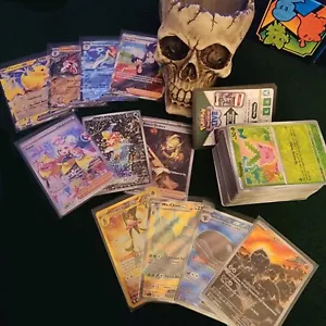 POKEMON Paldea Evolved Base Set Bundle ☠️ All C,U,R CARDS!! 3 Ex's 1 Sir,Ir,Hr - Picture 1 of 2
