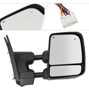Espejo retrovisor lateral derecho para Nissan Titan 17-22 eléctrico espejo de remolque térmico con punto ciego - Imagen 1 de 17