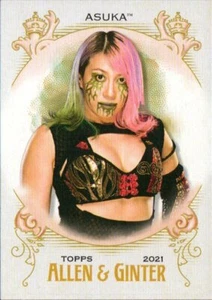 Topps Heritage WWE 2021 - Inserto Allen & Ginter #AG-3 Asuka - Imagen 1 de 2