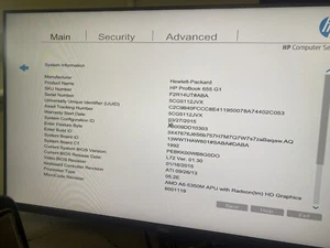 GENUINE HP MOTHERBOARD AMD A6 5350M PROBOOK 655 G1  (DE50) 745888-601 TESTED - Picture 1 of 5