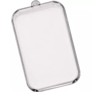 Capsula di plastica adattata ad ornamento per lingotti rettangolari/barra da 1 oz - articolo di fornitura - Foto 1 di 2