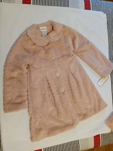 Little Lass Girls 3 PC pink color dress/coat/headband set Size 5 - Picture 1 of 9