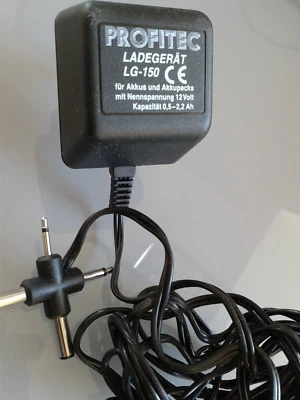 Universal LADEGERÄT LG-150 0,5-2,2A beliebige Akkugrößen NICD NIMH BLEI 12V - Bild 1 von 3