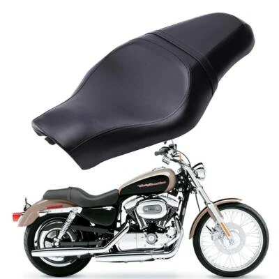 Asiento de pasajero de conductor dos para Harley Sportster 1200 Iron 883 SuperLow 1200T Foto 1 de 4
