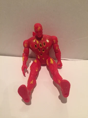 Marvel Toybiz The Human Torch Fantastic Four 3.75" Vintage Action Figure 1996 Cover
