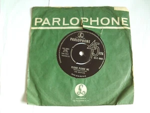 The Beatles Please Please Me / Ask Me Why 7" 1963 2nd UK 45-R 4983 OT Tax Code - Picture 1 of 6