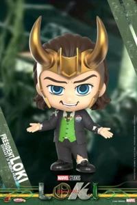 LOKI President Loki Cosbaby +Embroidered Patch Factory Sealed Figure Toy - Picture 1 of 6